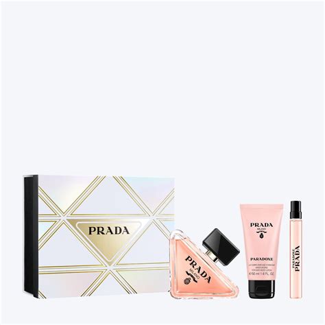 prada paradoxe perfume gift set.